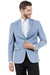 Mens Zegarie Brand Men's Basic Business Sport Coat Blazer in Blue
