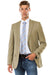 Mens Zegarie Brand Men's Designer Suit Separate Jacket in Tan