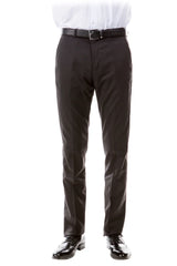 Mens Zegarie Brand Men's Designer Wool Suit Separate Pants in Charcoal Grey Modern Fit