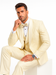 Designer Ivory Wedding Tuxedo for Men – Vested Floral Lace Suit Set