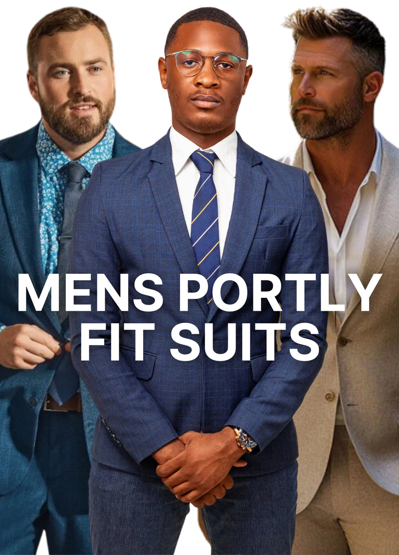 PORTLY FIT SUITS