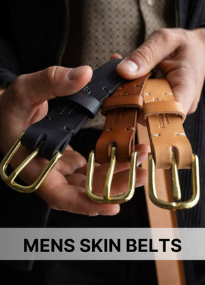 Mens Skin Belts