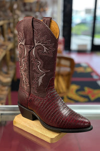 Lizard Print Western Boots