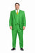 Men's  Lime Green ~ Apple   Vested 3 Piece Suit Flat Side Vented  2 button suits