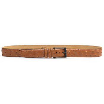 Mezlan Ostrich Skin Belt