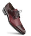 Mezlan Luxury Dress Shoes Burgundy Designer Cap Toe Soka