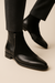 Men's Camilleri Calf/Suede Black Ankle Zip Boot By Mezlan Made In Spain Brand