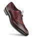 Mezlan Mens Shoes Burgundy Leather Oxford Postdam