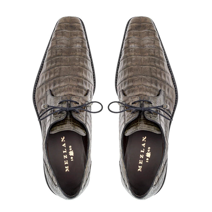 Mezlan Dark Brown  Crocodile Mens  Shoes Anderson