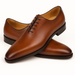 Mens Mezlan Pamplona Calfskin Plain Toe Dress Shoe in Cognac