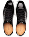 Mens Exotic Sneakers - Alligator Sneakers By Brand in Color Black Cartuja