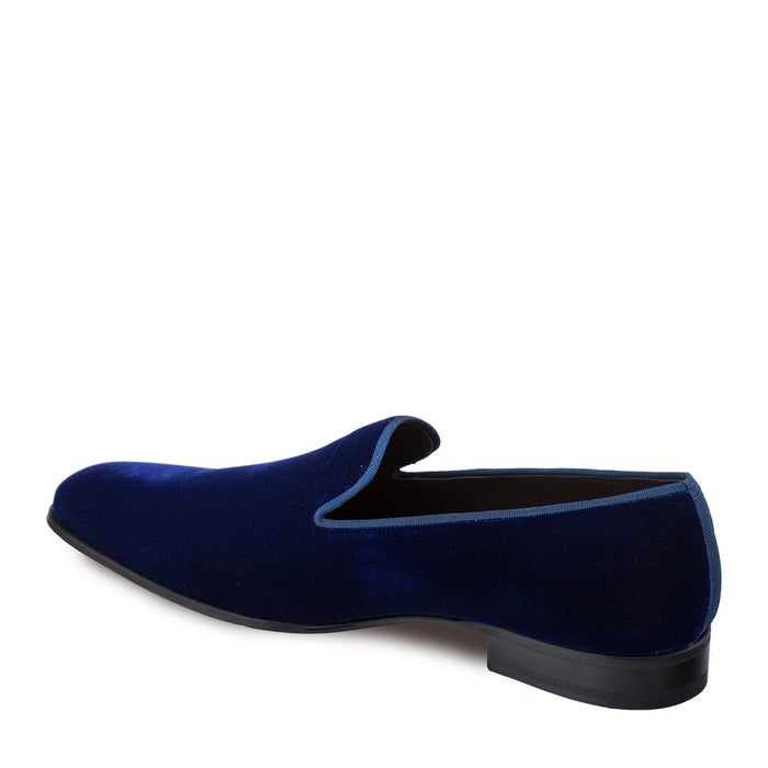 Mens Mezlan Lublin Velvet Tuxedo Loafers in Navy - Last Call Size 9,9.5,10,10.5,13