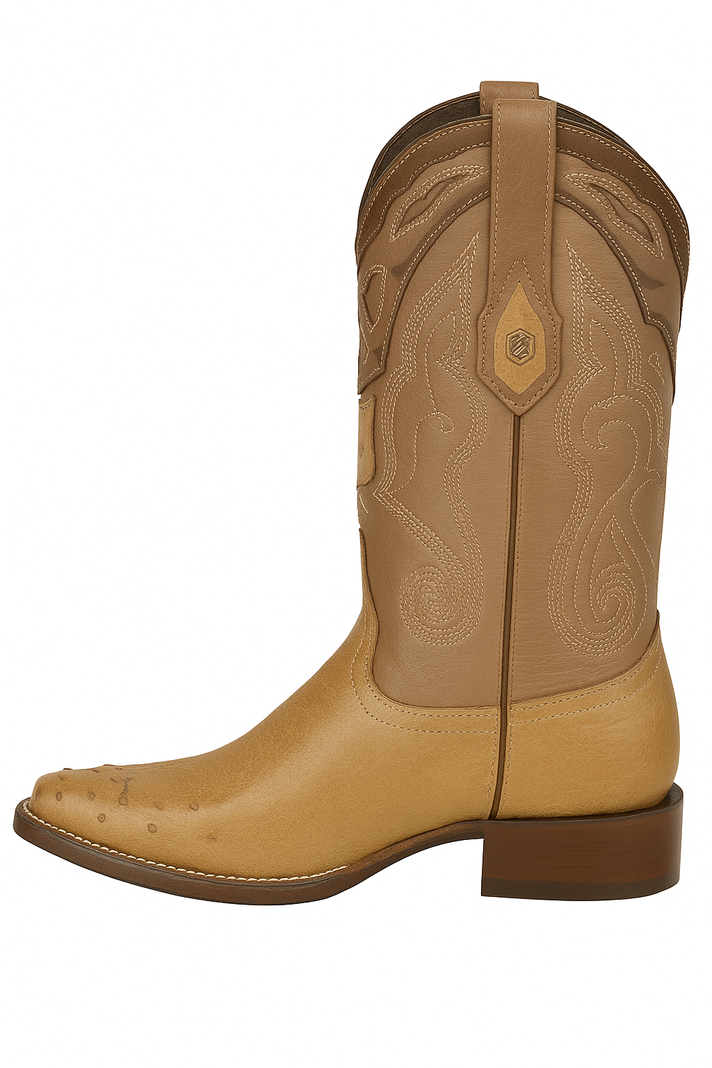 Men's Wild West Smooth Ostrich Skin 3X Toe Boots 29504-B - Image 34