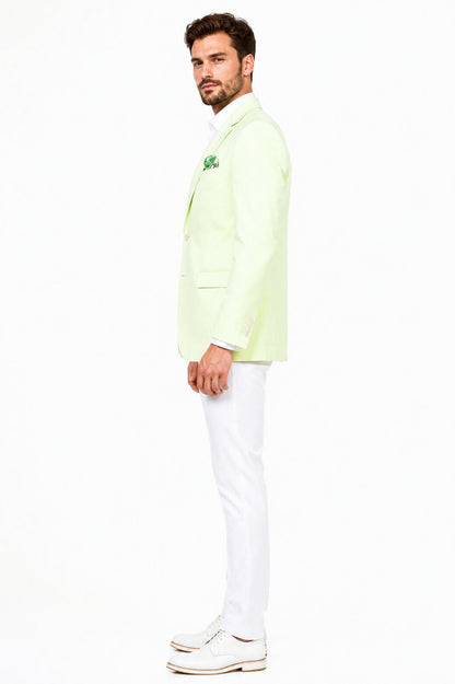Mint Green Blazer - Light Green Blazer For Men
