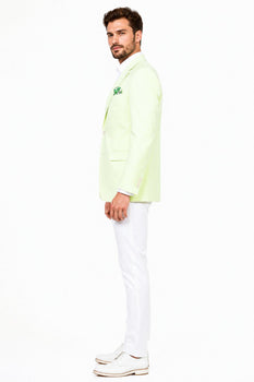 Mint Green Blazer - Light Green Blazer For Men
