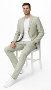 Mint Green Summer Suit - Light Green Suits - Sage Green Color