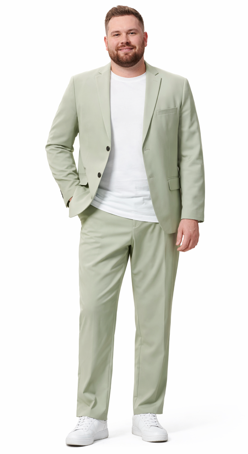 Mint Green Summer Suit - Light Green Suits - Sage Green Color