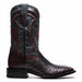 Marco Di Milano Missouri BlackCherry Python Square Toe Cowboy Boots