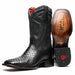 Marco Di Milano Missouri Black Python Square Toe Cowboy Boots