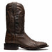 Marco Di Milano Missouri Brown Python Square Toe Cowboy Boots