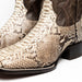Marco Di Milano Missouri Natural Python Square Toe Cowboy Boots
