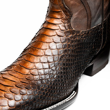 Marco Di Milano Missouri Lisboa Python Square Toe Cowboy Boots - Image 3
