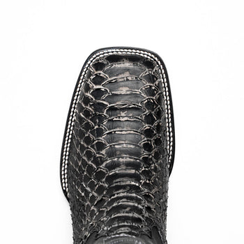 Marco Di Milano Missouri Stone White Python Square Toe Cowboy Boots - Image 4