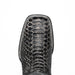Marco Di Milano Missouri Stone White Python Square Toe Cowboy Boots