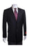 Mix and Match Suits Men's Quality 2 Buttons Portly   Blazer / Sport coat Black Executive Fit Suit - Mens Portly Suit