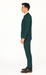 Mix and Match Suits Men's Teal Green Slim Fit Pick Stitched 2 Button Suit