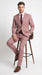 Men’s Mauve Salmon 2 Piece Suit, Formal Wedding Prom Dress Suit