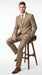 Men’s Champagne Gold Sharkskin Suit, Formal Wedding Church Business Dress Suit Set