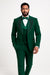 Hunter Green Italian Wool 3-Piece Modern Fit Tuxedo