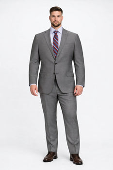 Modern Fit Tiglio Wool Double-Breasted Suit – Premium Tailored Formal Suit