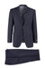 Tiglio Italian Suit - Real Wool Fabric Super 150's Novello Navy, Modern Fit Suit in Color Navy