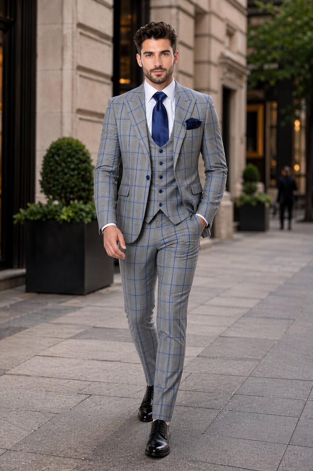 Rossi Man Tom RM1856 –2-Piece Suit for Stylish Men  Modern Fit