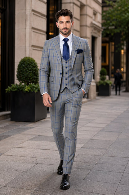 Rossi Man Tom RM1856 –2-Piece Suit for Stylish Men  Modern Fit