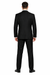 Modern Fit Wool Feel Two Button Jacket with Suit Black