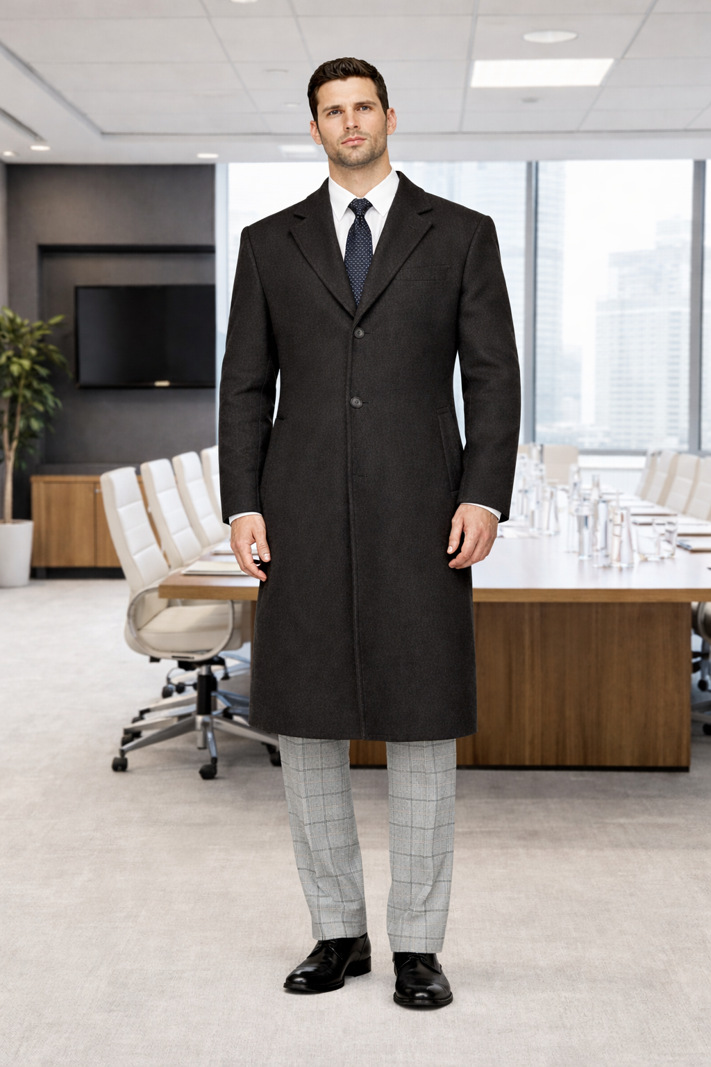 Modern OverCoat Charcoal