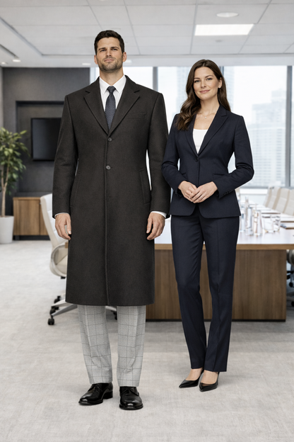 Modern OverCoat Charcoal