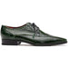 Marco Di Milano Moncalieri Green Genuine Alligator and Cobra Skin Dress Shoe