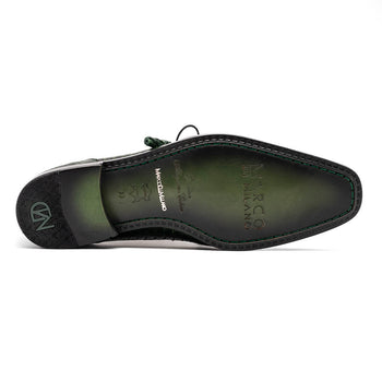Marco Di Milano Moncalieri Green Dress Derby Oxfords