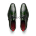Marco Di Milano Moncalieri Green Genuine Alligator and Cobra Skin Dress Shoe