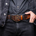 Marco Di Milano Montana Belt Aged Brown