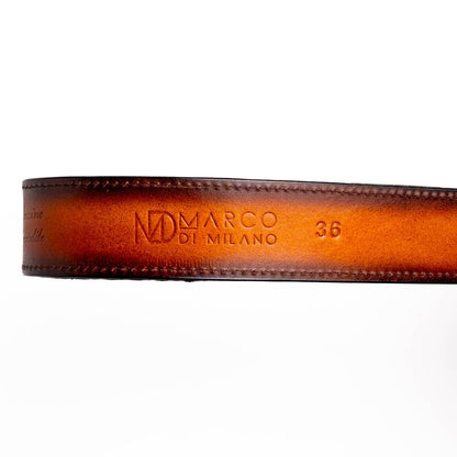 Marco Di Milano Montana Belt – Aged Maple Leather Shoe