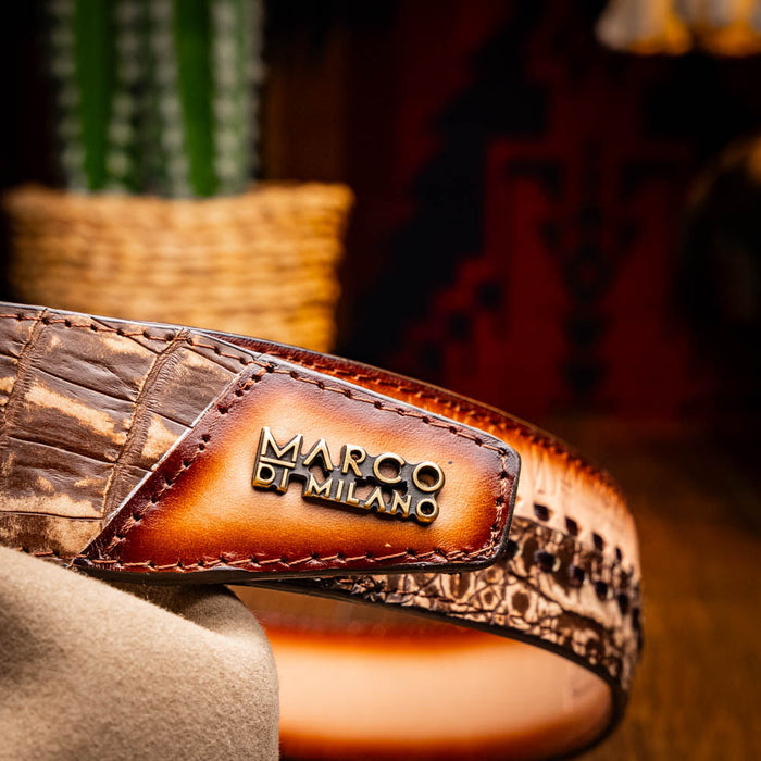 Marco Di Milano Montana Belt Loafer - Stone Brown Leather
