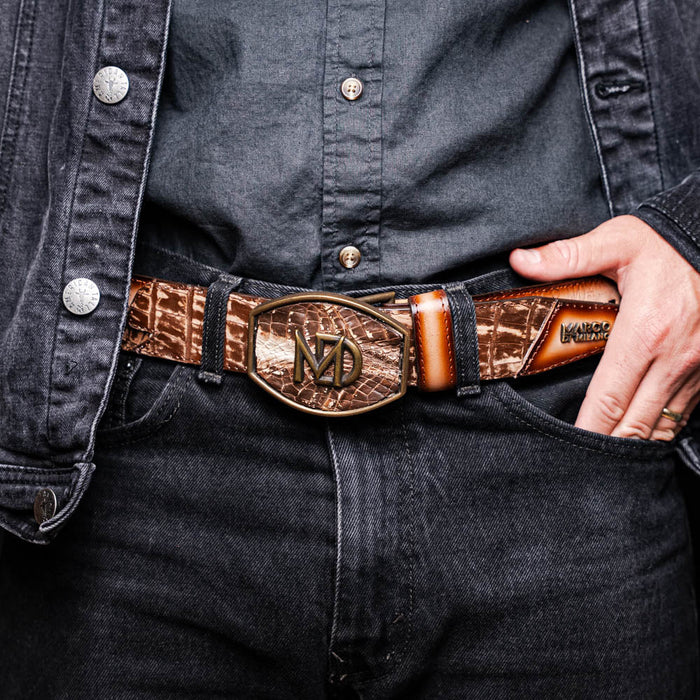 Marco Di Milano Montana Belt Loafer - Stone Brown Leather