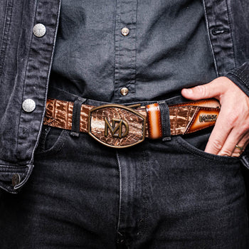 Marco Di Milano Montana Belt Loafer - Stone Brown Leather