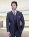 Statement Men's 3 Piece 100% Wool Modern Fit Suit - Subtle Textured