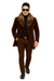 Fur Collars Men's Overcoat - Men's Peacoat and Cashmere Black